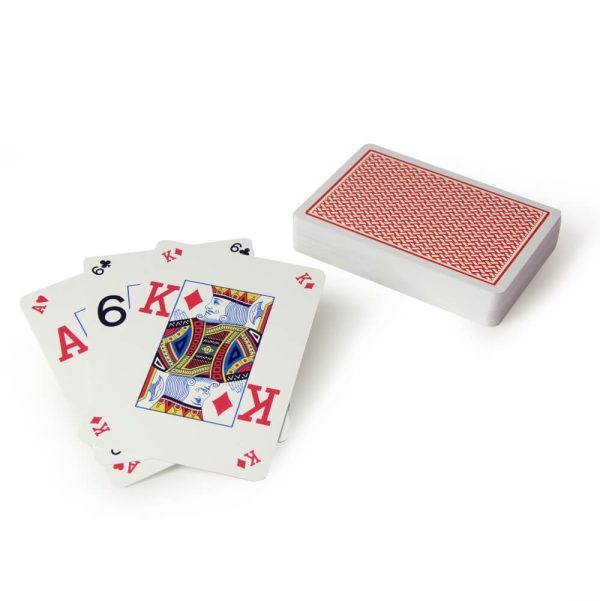 Copag Texas Hold'em - Silver Peek (röd) - kort