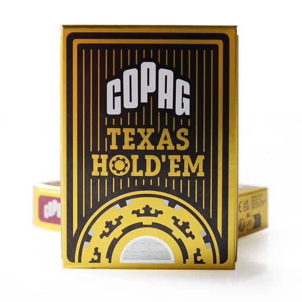 Copag Texas Hold'em Gold Svart - Box