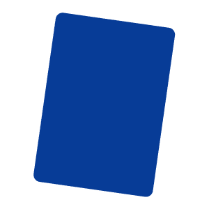 Cut Card (blå)