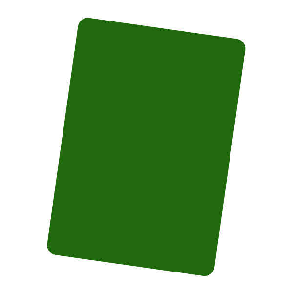Cut card grön